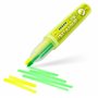 JOLLY Marqueur textile 2 en 1-4 surligneurs de 2 couleurs chacun.