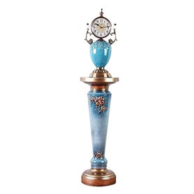 zhangrui1888 Horloge de parquet Horloges de Sol Bleues créatives
