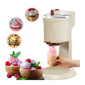 WAOCEO Sorbetière Sorbetiere Machine à crème glacée Molle Semi-Automatique 1000 ML crème glacée Domestique Faisant la Machine Fr