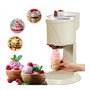 WAOCEO Sorbetière Sorbetiere Machine à crème glacée Molle Semi-Automatique 1000 ML crème glacée Domestique Faisant la Machine Fr