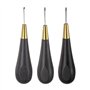 Ensemble de poinçons de couture for travaux manuels 3-5 mm Losange incurvé Point conique Kit de perforation for cuir Outil avec