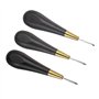 Ensemble de poinçons de couture for travaux manuels 3-5 mm Losange incurvé Point conique Kit de perforation for cuir Outil avec 