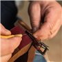 Ensemble de poinçons de couture for travaux manuels 3-5 mm Losange incurvé Point conique Kit de perforation for cuir Outil avec 