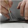 Ensemble de poinçons de couture for travaux manuels 3-5 mm Losange incurvé Point conique Kit de perforation for cuir Outil avec 