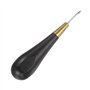 Poinçon de couture for travaux manuels, outil de perforation de trou en cuir à point conique en losange de 5 mm avec manche en b