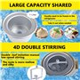 Dfdieratve Machine à Glace avec Compresseur, Machine à Glace Domestique, SorbetièRes, Machine à Glace Molle Automatique 1L Machi