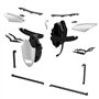 NAVIXE Porte-Manteaux pour Voiture,pour DS DS3 DS4 DS5 DS-6WR DS7 DS9,Porte-vêtements Universel Pliable,Accessoires pour Dossier