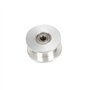 Lfang-Poulies de synchronisation 2pcs 3mm alésage X / y Poulie de roulement à rouleaux de rouleaux plats plat d'aluminium d'axe 