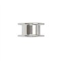 Lfang-Poulies de synchronisation 2pcs 3mm alésage X / y Poulie de roulement à rouleaux de rouleaux plats plat d'aluminium d'axe 