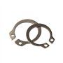 Rondelles de bague de retenue en C en acier inoxydable100 pièces ensemble de circlips de retenue externe/interne de type E Cir C