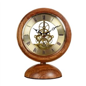 XHURWDZ643KM Horloge de Bureau Horloge de Table décorative en Bois
