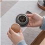 Bocal de Rangement Alimentaire en Porcelaine avec Couvercle et Boîte en Bois Herméti
