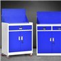 armoire de rangement d'outils à 2 tiroirs