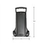 BAKYAR Chariot Multifonctionnel Petit Chariot en Aluminium, Chariot à Bagages Pliable Portable, Petite remorque, Mini Chariot à 
