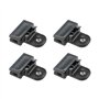 Xwang store Support De Vitre De Voiture Noir, 4 Pièces, Base Universelle Compatible Avec Hyundai Elantra, Support De Fenêtre Aut