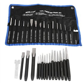 ALQSIM 16 pièces poinçons mécaniques et Jeu de burins goupille Centrale Conique jauge à Froid poinçonnage et alignement efficace