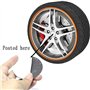 QFYANXUAN 4 pièces Cache-moyeux Centre Enjoliveurs Autocollant, pour Citroen 56mm Cache Moyeu Couverture De Roue Capuchon de Moy