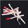 Tomotato 90 Pièces Outils D'accordage de Piano 7 cm Corde d'escalade Piano Pince à Ressort Sangles de Bride Accords de Piano San
