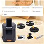 Sunseota Râpe à Fromage électrique 3 en 1, Hachoir Automatique pour Fruits et légumes de 2,5 mm pour Usage Domestique et Commerc
