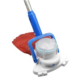 Poolwonder Cleverix Aspirateur de piscine sans fil – Nettoyeur de piscine super pratique fabriqué en Autriche avec barre de déma