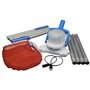 Poolwonder Cleverix Aspirateur de piscine sans fil – Nettoyeur de piscine super pratique fabriqué en Autriche avec barre de déma