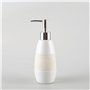 Distributeur Savon Distributeur de savon, bouteille de lotion for les mains blanche brossée de 10,1 oz avec récipient de lotion 