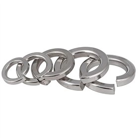 Ctongrun-Rondelles d'arrêt 1/4 '' 5/16 '' 3/8 '' 7/16 '' 1/2 '' ~ 1 '' Rondelles à ressort en acier inoxydable SUS316