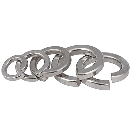 Ctongrun-Rondelles d'arrêt 1/4 '' 5/16 '' 3/8 '' 7/16 '' 1/2 '' ~ 1 '' Rondelles à ressort en acier inoxydable SUS316
