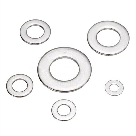 Ctongrun-Rondelles d'arrêt 6# 8# 10# 12# ~ 1-1/2 '' Rondelles plates en acier inoxydable SUS304
