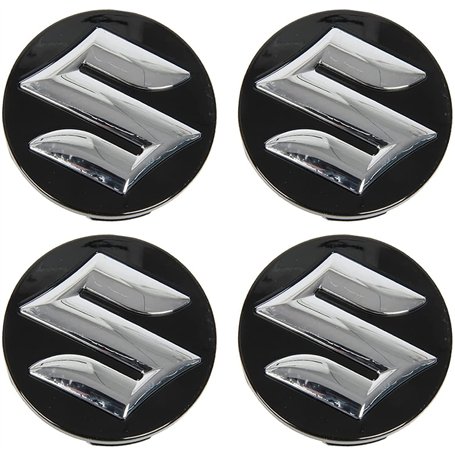 ZUOBYMBC 4 Pièces Cache-Moyeu pour Suzuki Swift SX4 S-Cross Ignis Vitara Solio 54mm