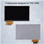 Sxhlseller Écran LCD pour PSP2000, écran LCD Rétroéclairé PSP, écran LCD Professionnel avec Rétroéclairage LCD pour Console 2000
