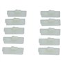 Fdit 10 Pièces Guide de Chaîne Bande de Pare-Chocs Adaptée pour Stihl MS290 381 360 390 440 640 660 Outil de Jardin Tronçonneuse