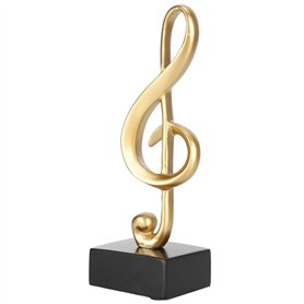 Parluna Ornements de Symbole de Figurine de Statue en Forme de Note de Musique