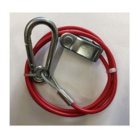 Véritable Breakaway Break Loin Câble PVC Rouge avec Chape Broche pour Ifor Williams Remorque MP502b Maypole
