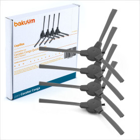 BAKUUM Lot de 4 brosses