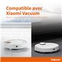 BAKUUM Lot de 4 brosses latérales pour Xiaomi Mop 2S / Mop P/Mop Pro / STYJ02YM / XMSTJQR2S Pack de pièces et accessoires pour r