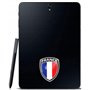 Biomar Labs® 2 x 3D Flexibles Autocollant Badge Stickers Drapeau National France Le Français Emblème Voiture Auto Moto F 145