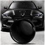 Biomar Labs Compatible avec BMW Emblème 51148132375 Plaque pour Avant Capot Arrière Coffre 82mm Noir EO 28