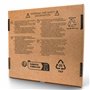 Biomar Labs Compatible avec BMW Emblème 51148219237 Plaque pour Arrière Coffre 74mm Noir EZ 28