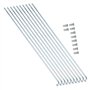 10 Pièces 2 . 2mm Rayons de Vélo 13G en Acier Inoxydable Rayons Durabilité VTT Rayons de Roue pour Vélo, Accessoires de Roue de 