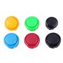 minifinker Kit de Jeu d'arcade à Monter Soi Même, Kit de Bricolage pour 1 Joueurs Kits de Bricolage de Jeu D'arcade 10 Boutons +