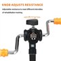 X&Z-XAOY Home Vélo d'exercice À Pédales pour Le Corps Entier Exercices À Pédales Pédalier Mains, Bras, Jambes Et Genoux Equipeme