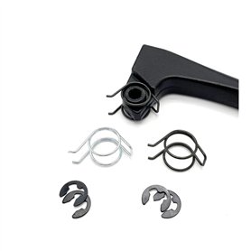 Lot de 2 ressorts de torsion doubles for poignée de frein de vélo électrique avec circlips en C
