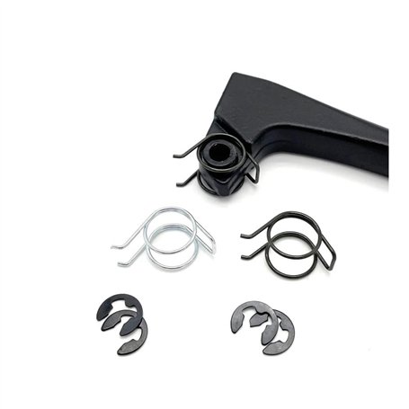 Lot de 2 ressorts de torsion doubles for poignée de frein de vélo électrique avec circlips en C