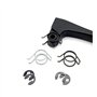 Lot de 2 ressorts de torsion doubles for poignée de frein de vélo électrique avec circlips en C
