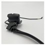 Lot de 2 ressorts de torsion doubles for poignée de frein de vélo électrique avec circlips en C, argent
