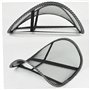 TOSSPER Mesh Coussin Lombaire Siège Arrière De Voiture Coussin De Massage avec Chaise De Bureau Sangle Élastique Pad Support Lom