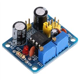 Jeanoko NE555 Module D'impulsions Fréquence D'utilisation Réglable Générateur de Signal D'onde Rectangulaire à Onde Carrée Génér