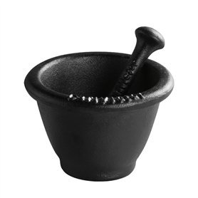 Zhaoj24-05 Mortier Pilon Cuisine Grand mortier et Pilon en Fonte