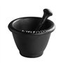 Zhaoj24-05 Mortier Pilon Cuisine Grand mortier et Pilon en Fonte